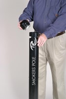 Rubbermaid cendrier Smokers' Pole, ft 10,2 x 107,9 cm, noir-5