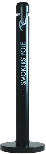 Rubbermaid cendrier Smokers' Pole, ft 10,2 x 107,9 cm, noir