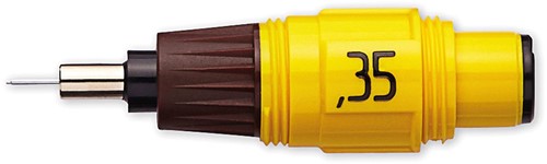 Rotring Isograph pointe de recharge, 0,35 mm, jaune