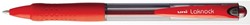 Uni-ball stylo bille Laknock largeur de trait: 0,4 mm, bille: 1 mm, pointe moyenne, rouge