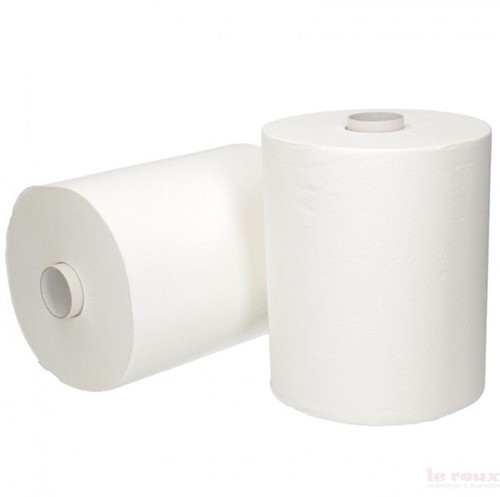 Rouleau essuie-mains Identity blanc résistant 155ID <br>Boîte de 6 rouleaux