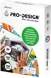 Pro-Design 160g A4 210x297 <br>Par paquet de 250 feuilles